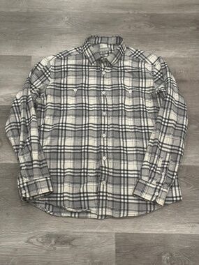 Ash & Erie Flannel Everyday Shirt Highland Plaid Cotton Mens M